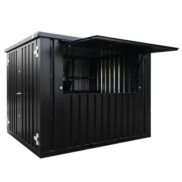 10 Foot Container Black Ral 9005