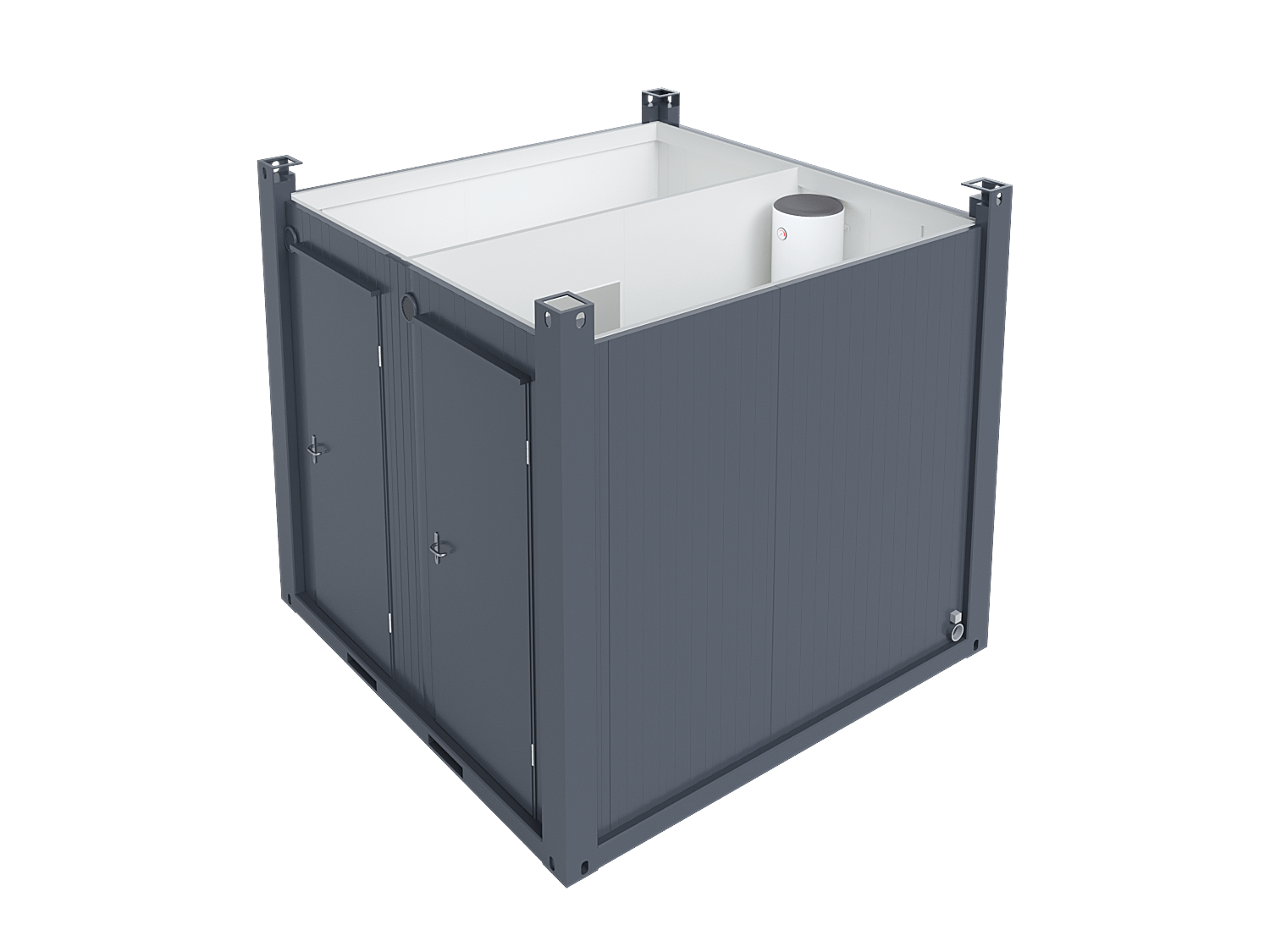 10′ Toilet Container, Premium