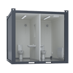 10′ Toilet Container, Premium