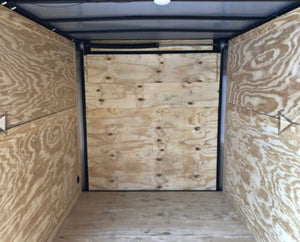 2024 Fast Cargo 6×12 Tandem Axle Blackout Enclosed Trailer