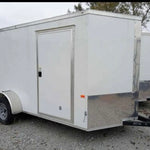 2024 Fast Cargo 6×12 V-nose Enclosed Cargo Trailer With Ramp Door