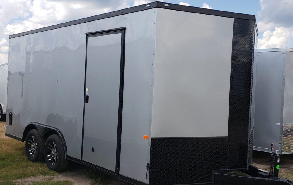 2024 Fast Cargo 8.5×16 Blackout Toy Hauler Enclosed Trailer For Sale