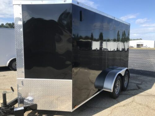 2024 Fast Cargo Black Tandem Axle 6×12 Cargo Trailer For Sale