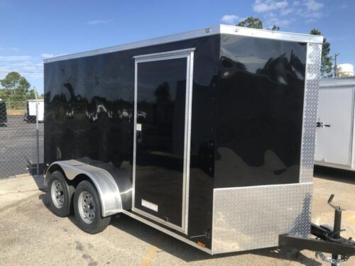 2024 Fast Cargo Charcoal Gray 7×16 Enclosed Cargo Trailer