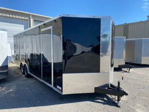 2024 Xtreme Cargo 8.5×24 Black Enclosed Car Hauler Trailer For Sale