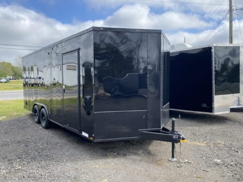 2024 Xtreme Cargo Black 8.5×20 Toy Hauler | Custom Blackout Trailer