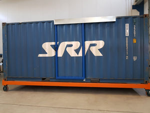 20′ Storage Container With Sliding Door