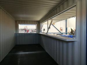 20′ Store Container with a roof terrace