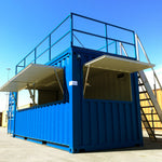 20′ Store Container with a roof terrace