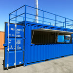 20′ Store Container with a roof terrace