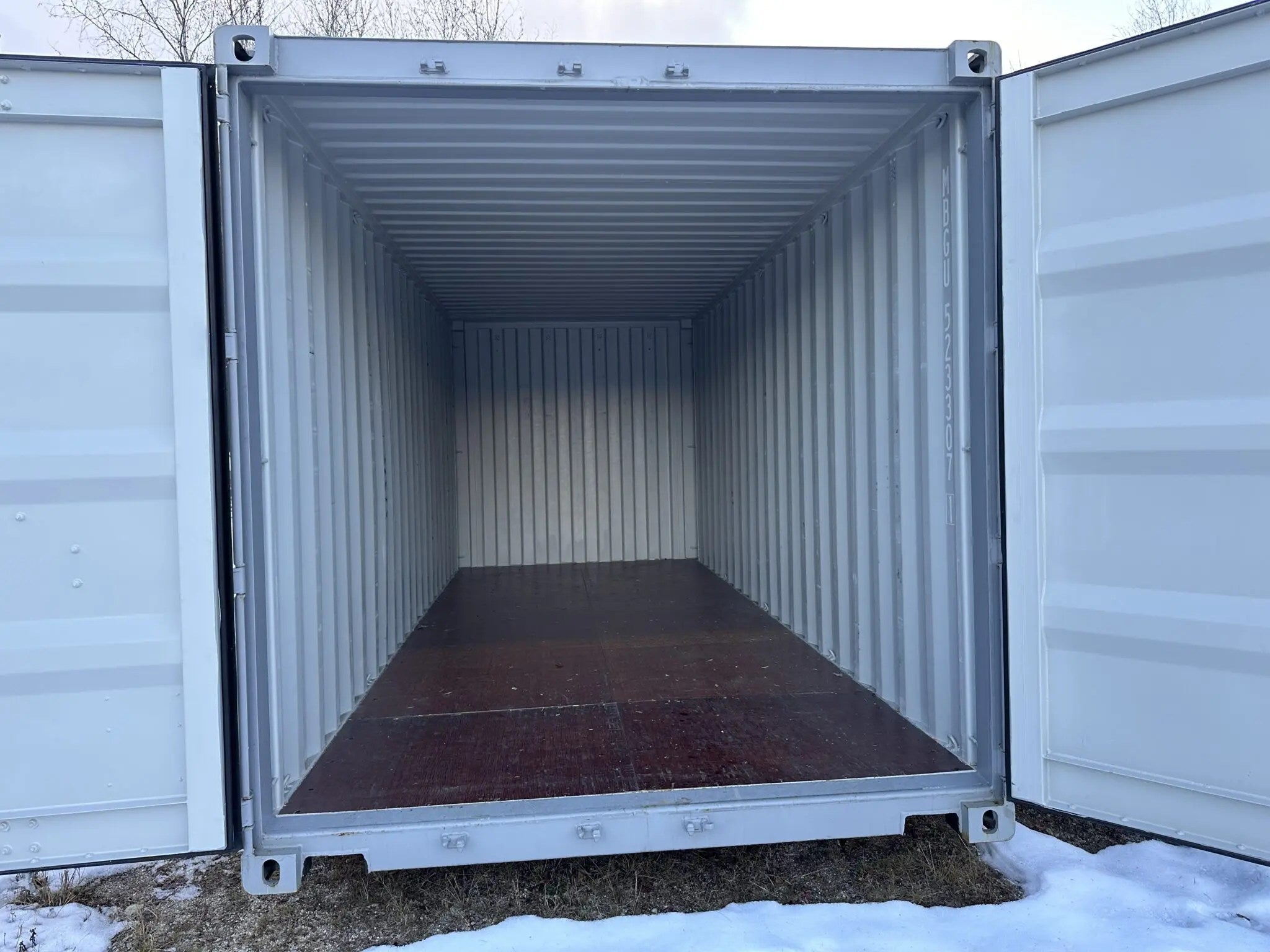 20ft New Storage Container with Bamboo Flooring