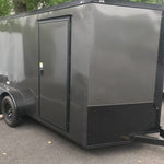 Fast Cargo 6×12 Tandem Axle Blackout Enclosed Trailer For Sale