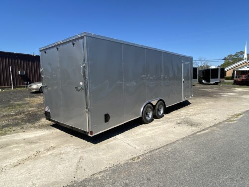 In Stock New 24 Foot Enclosed Car Hauler Trailers For Sale