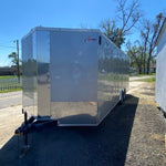 In Stock New 24 Foot Enclosed Car Hauler Trailers For Sale