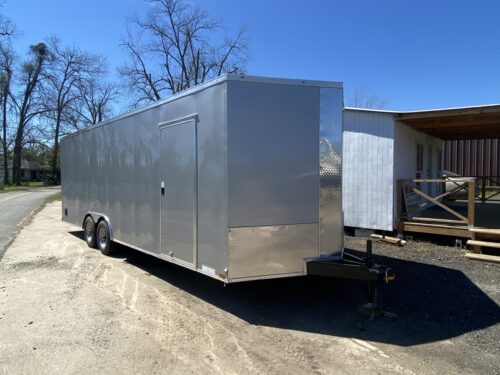 In Stock New 24 Foot Enclosed Car Hauler Trailers For Sale