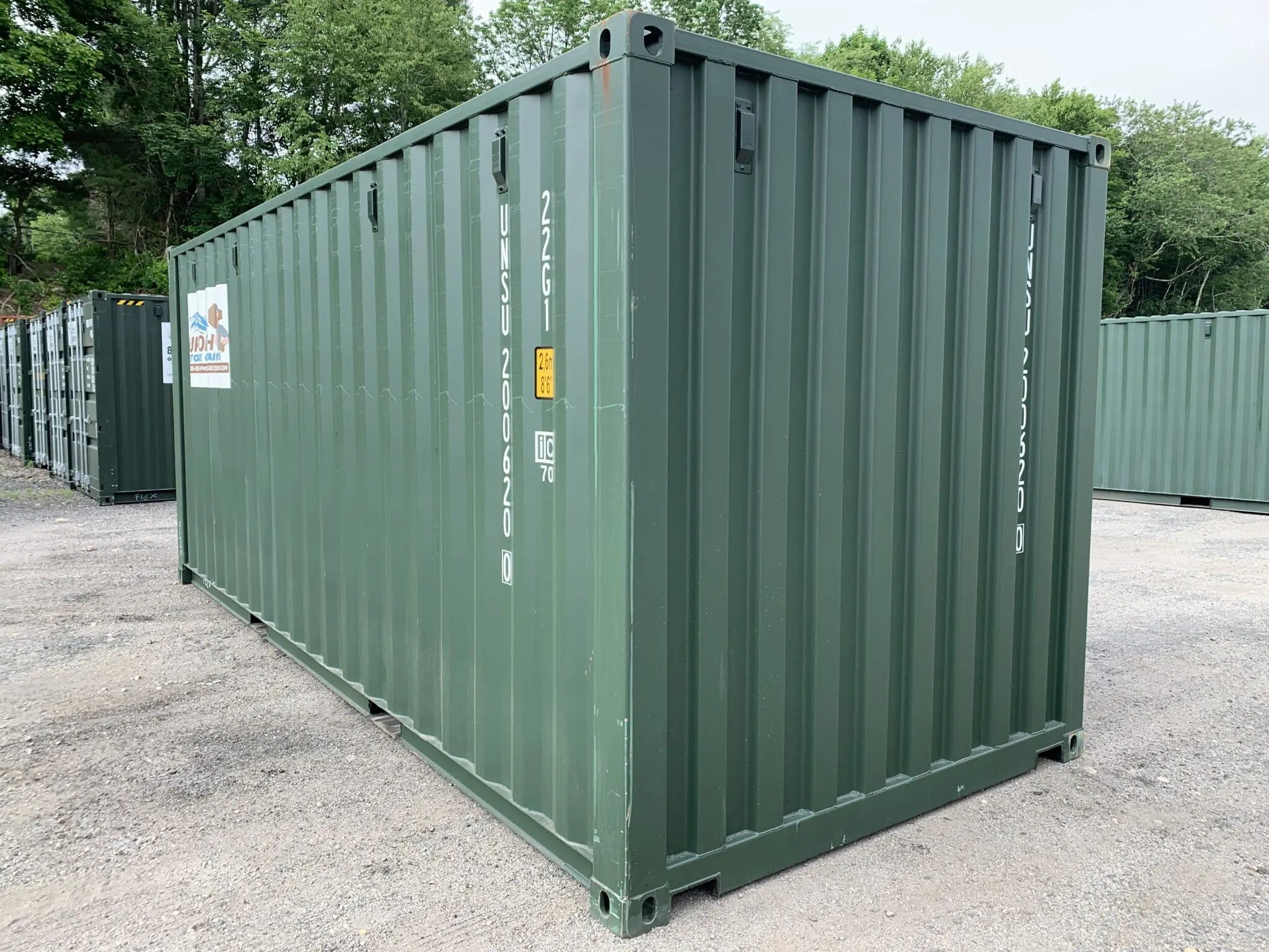 New 20ft Storage Container with Lock Box