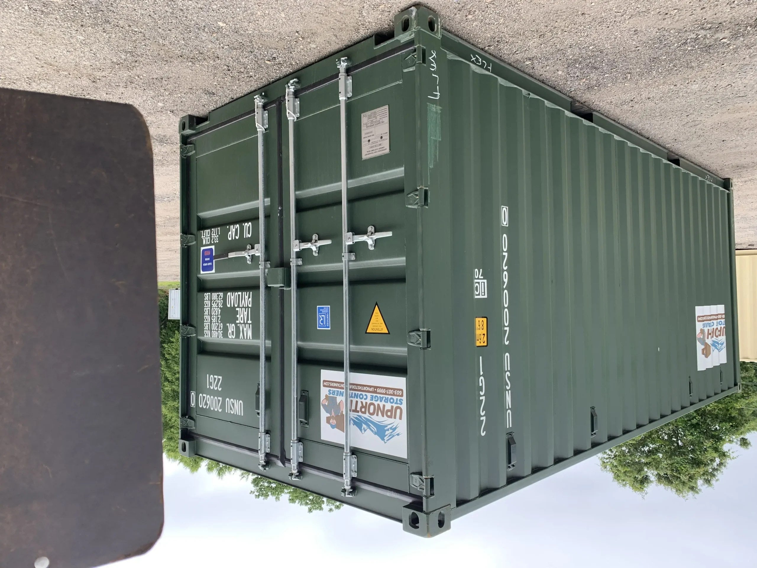 New 20ft Storage Container with Lock Box